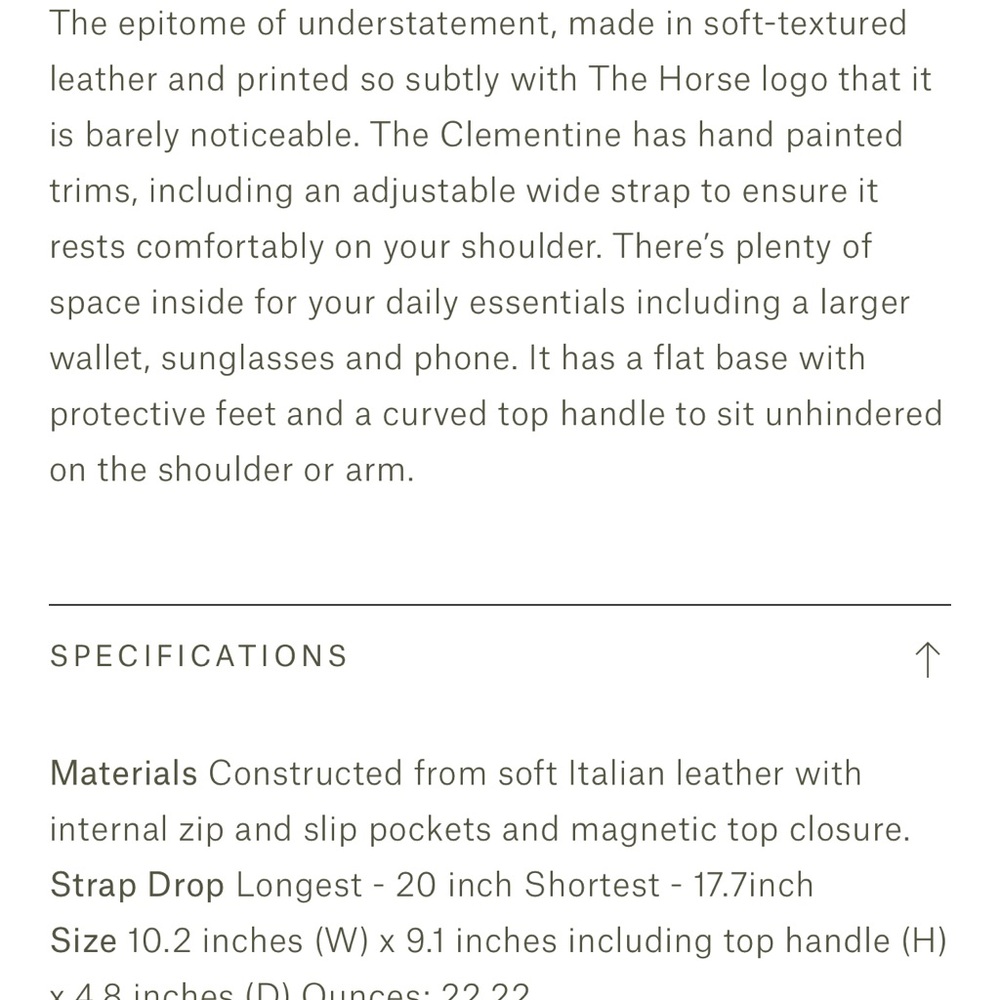 The Horse Dark Brown Shoulder Bag - Picture 3 of 8